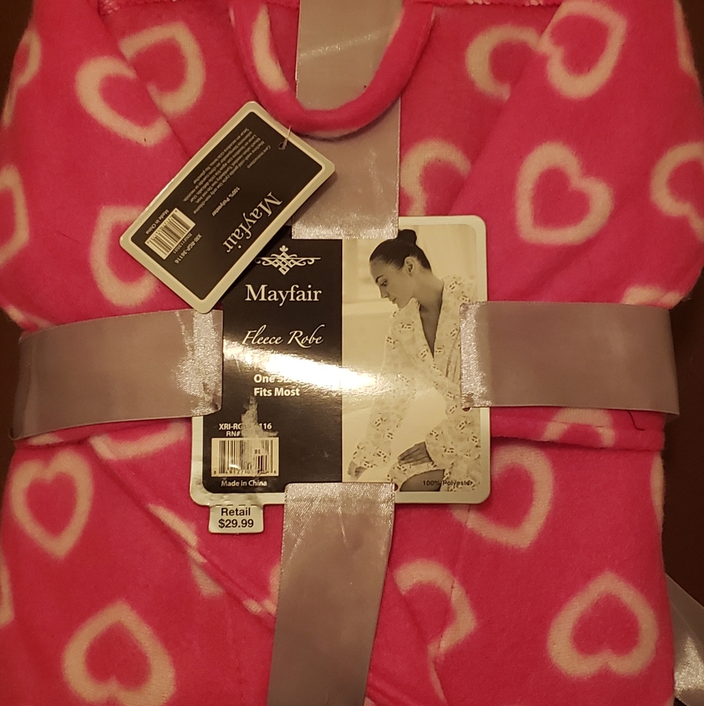 Pink Heart Robe
